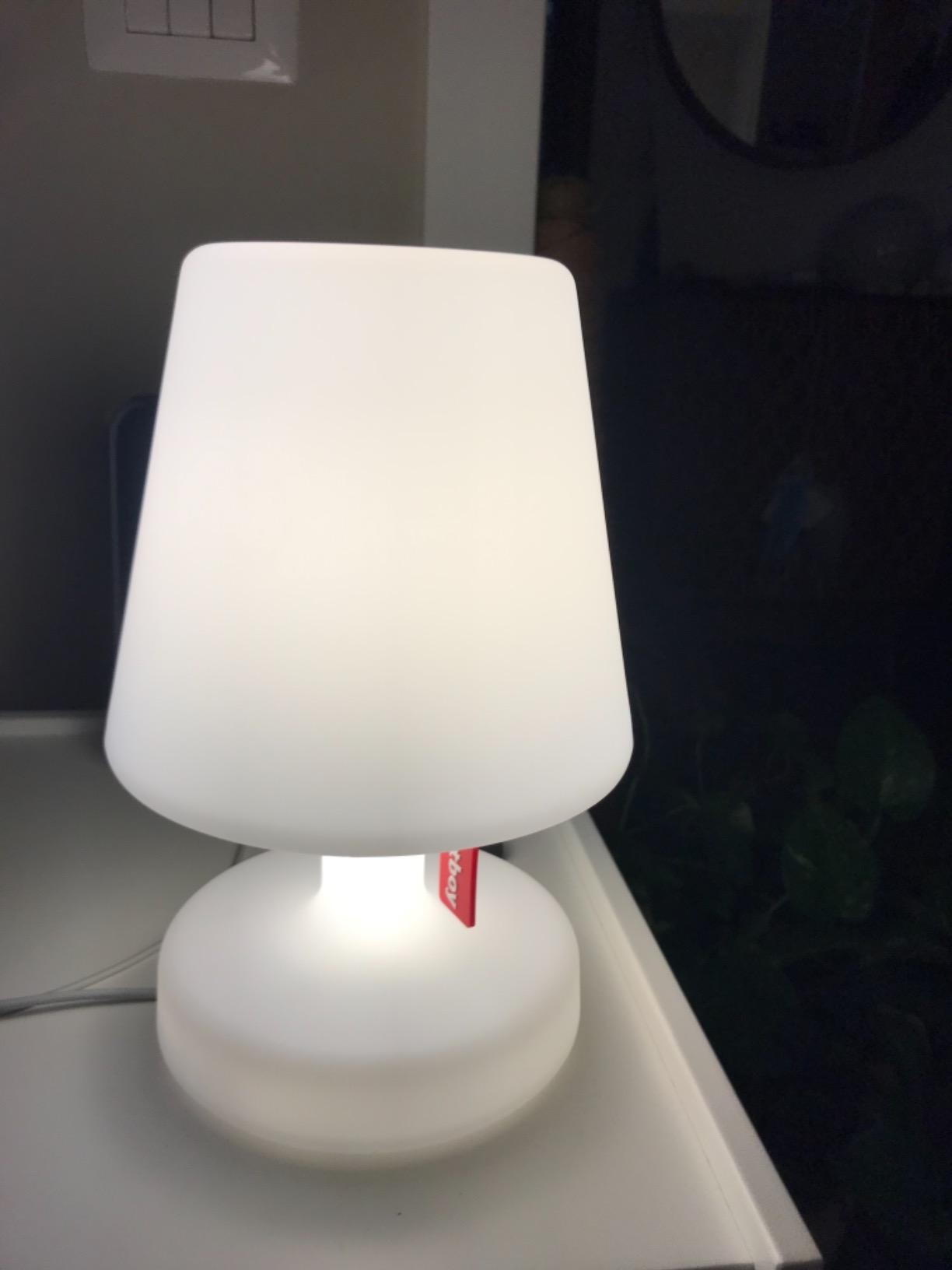 Fatboy Edison Petit Lampada da Tavolo LED Bianca Ricaricabile