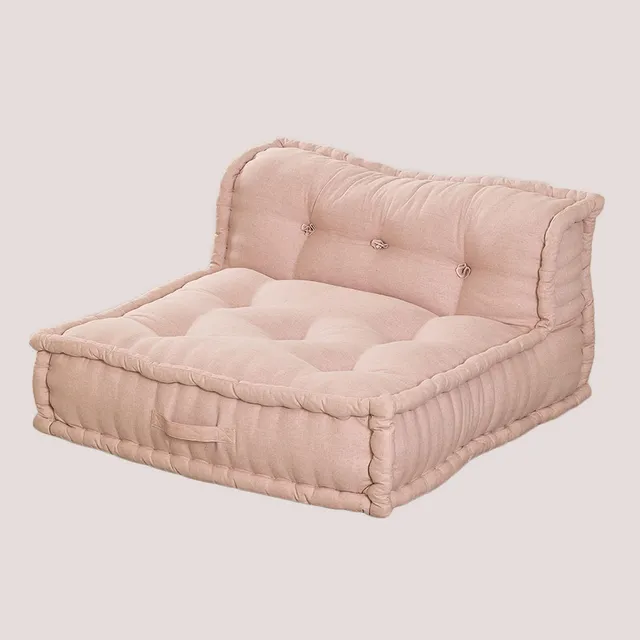 Sklum Dhel divano centrale cotone rosa incarnato