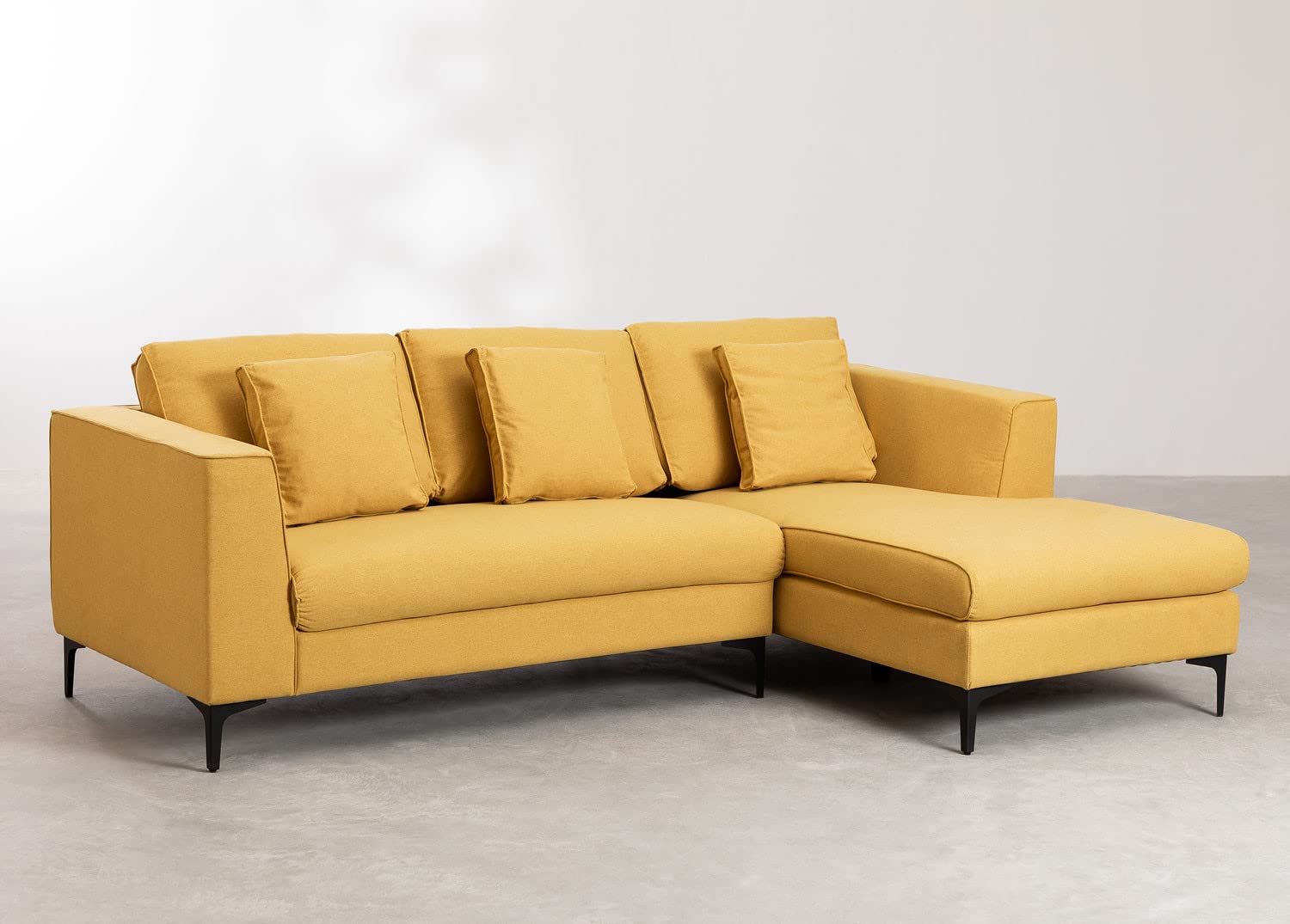Sklum Akimi divano chaise longue 3 posti in tessuto
