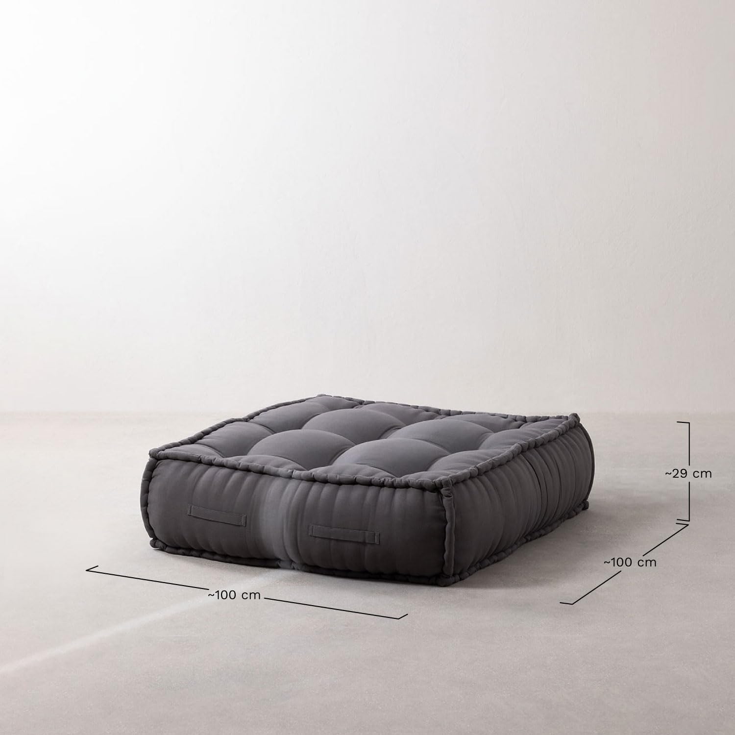 Sklum Yebel pouf divano modulare cotone 100x100