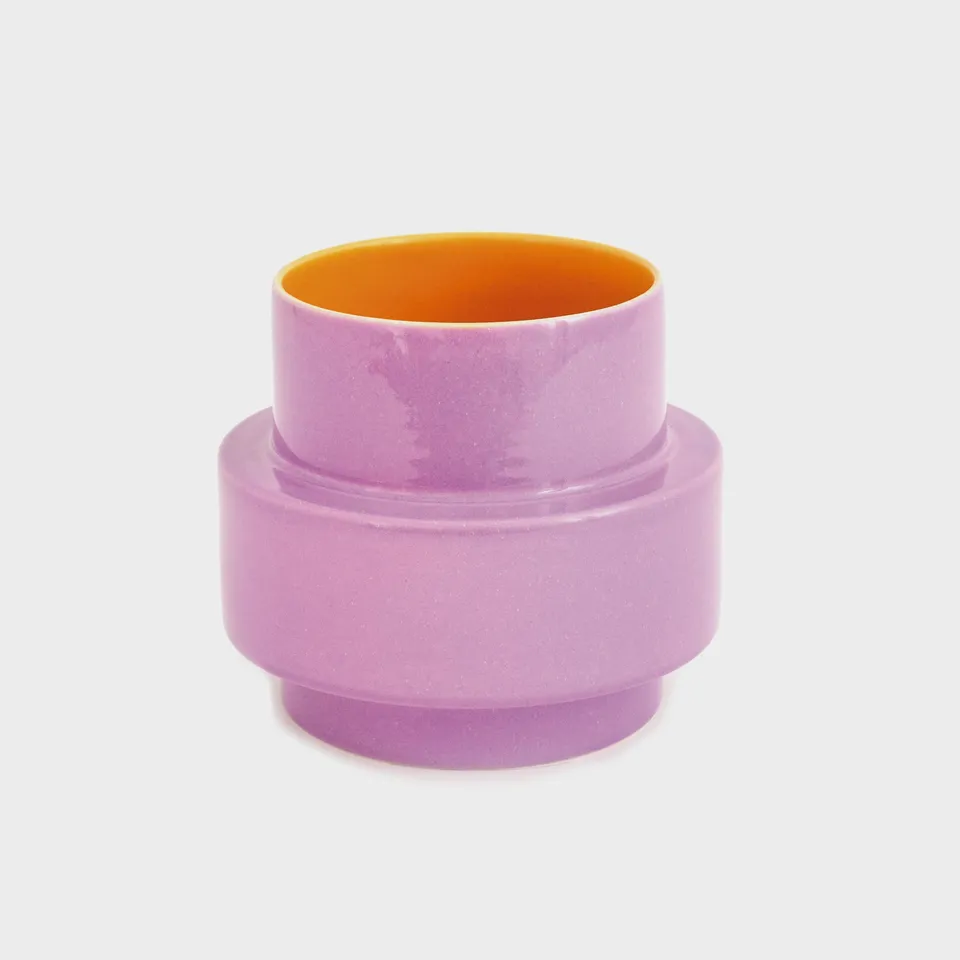 Acapulco Design Los Floreros Cenote vaso ceramica lilla