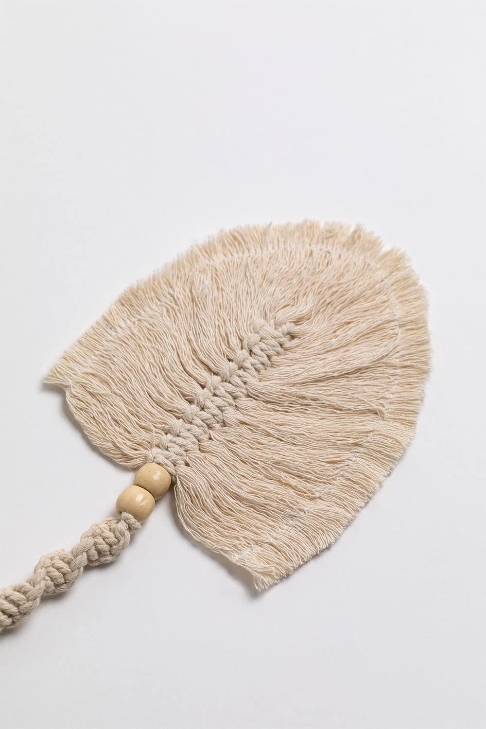 Sklum Sacha fermatenda macramè beige crema set 2 pezzi