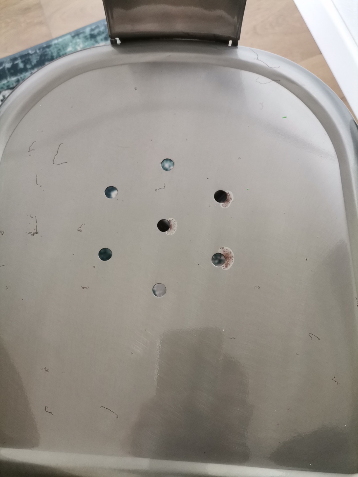 Sklum Lix sedia impilabile acciaio spazzolato
