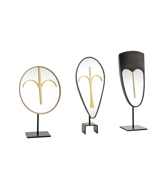 Colé Wise set 3 specchi Haua Bikita Eze legno