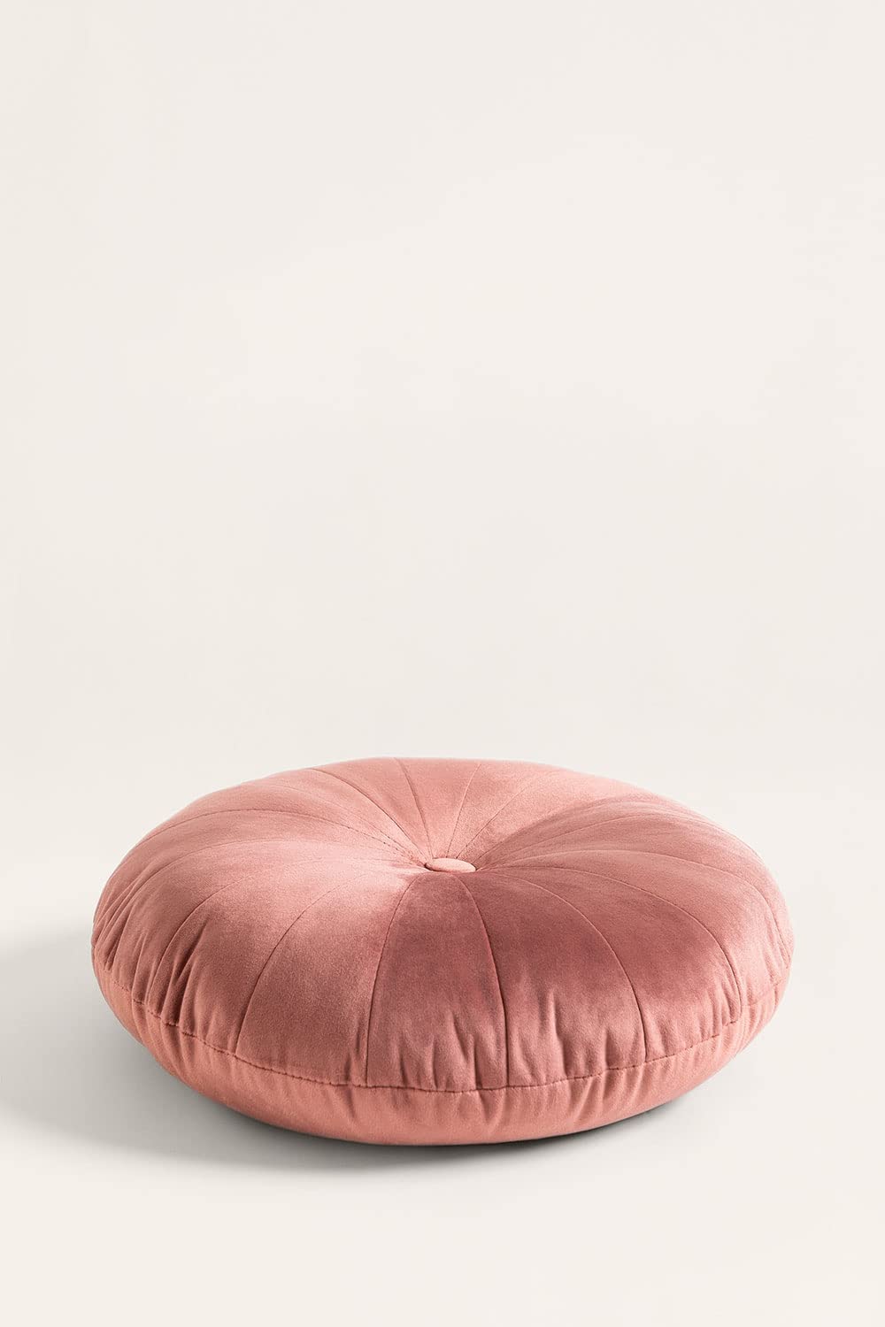 Sklum Kumba cuscino rotondo velluto peonia Ø38 cm