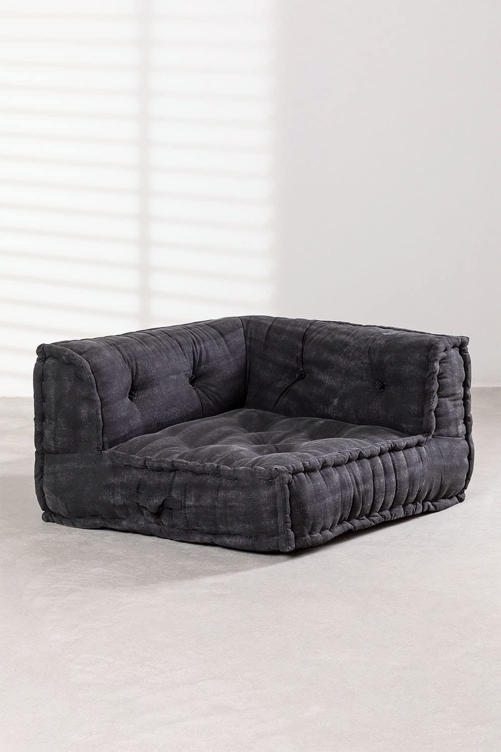 Sklum Dhel divano angolare grigio grafite set 3 pezzi