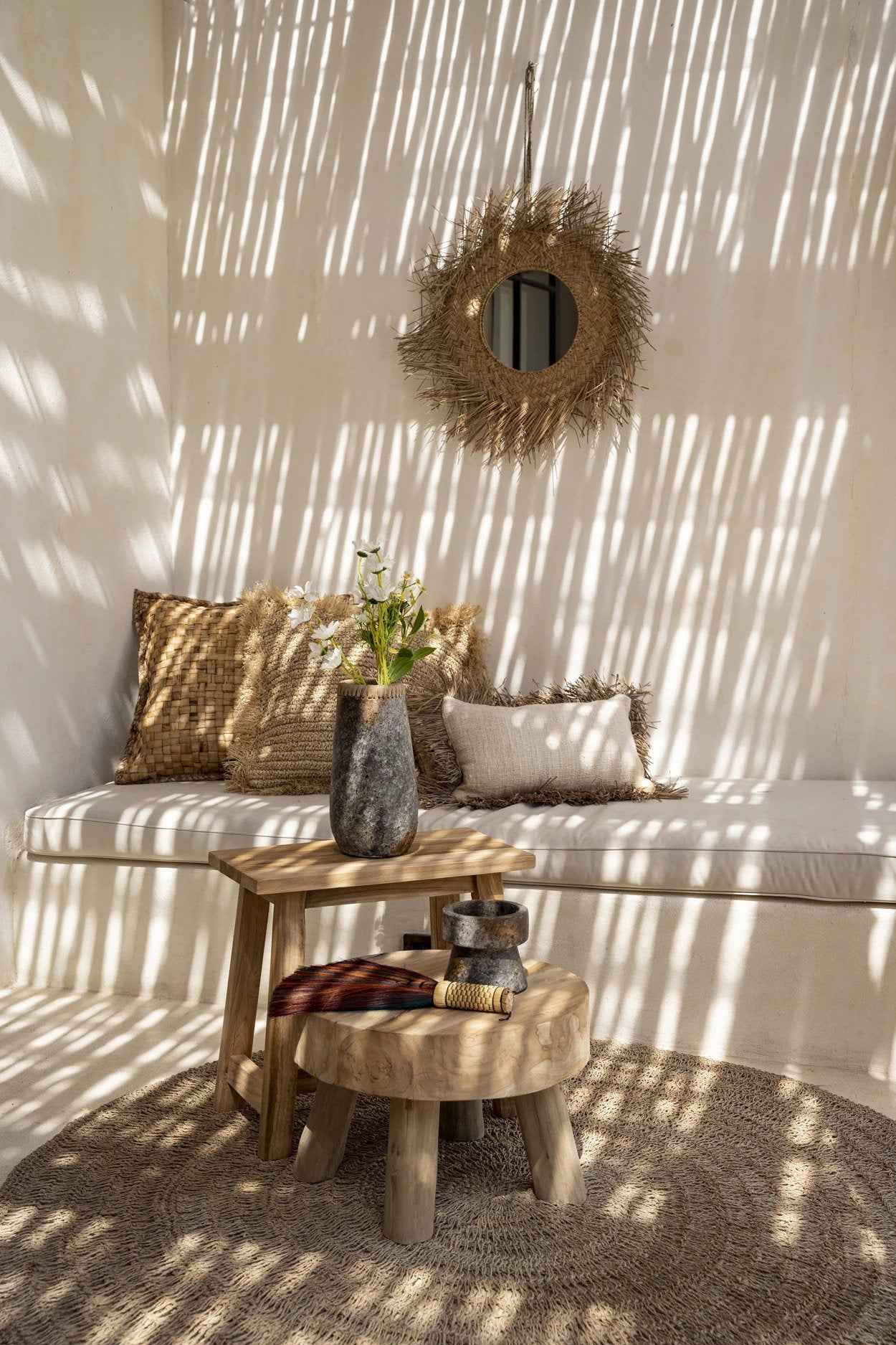 Bambua Sneaky L vaso terracotta grigio