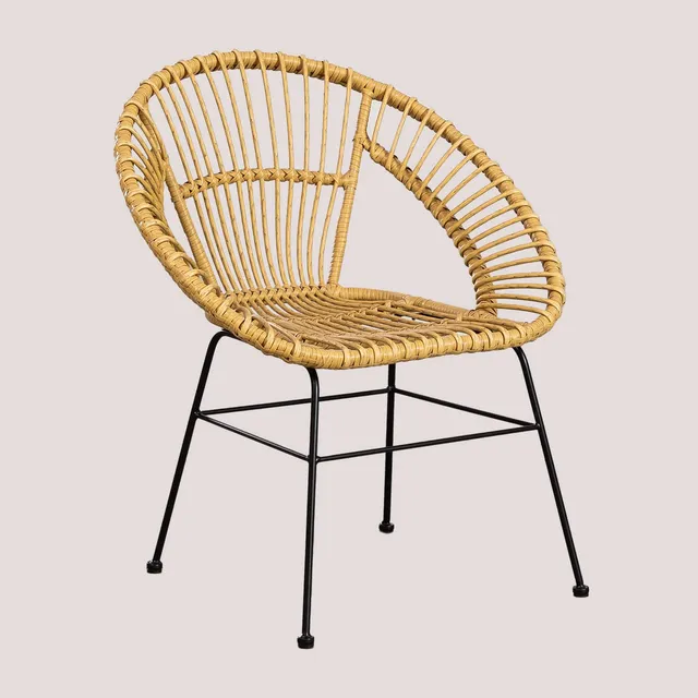 Sklum Koa sedia da giardino rattan naturale