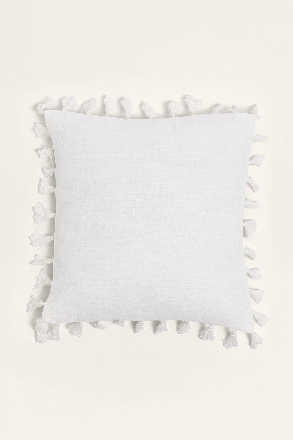 Sklum Laurent Cuscino Quadrato Cotone 45x45 Bianco