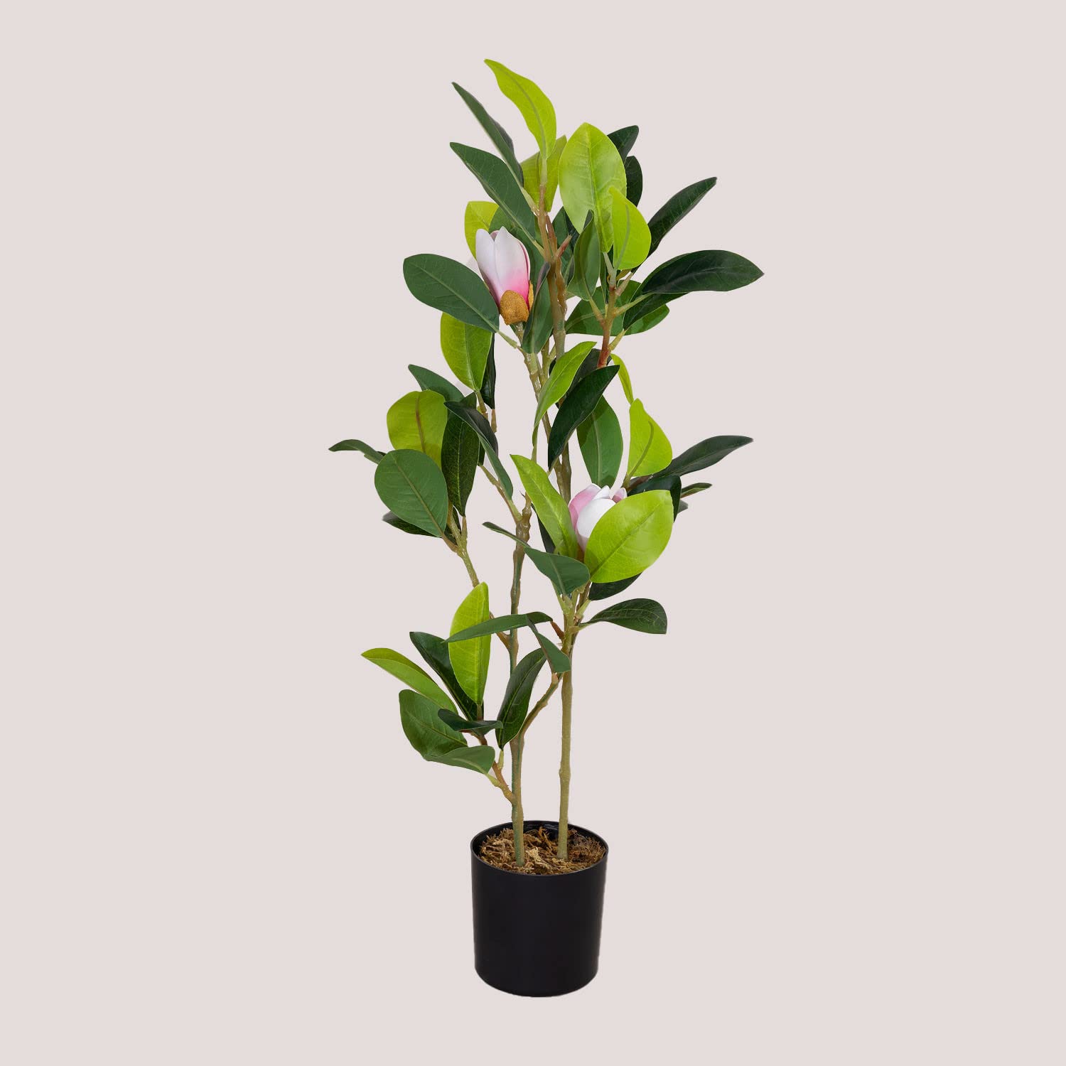 Sklum Magnolia pianta artificiale PVC verde 70 cm
