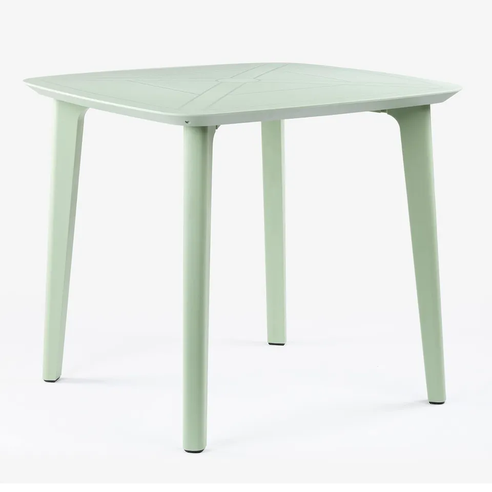 Sklum Nati Tavolo Giardino 85x85 cm Celadon Polietilene