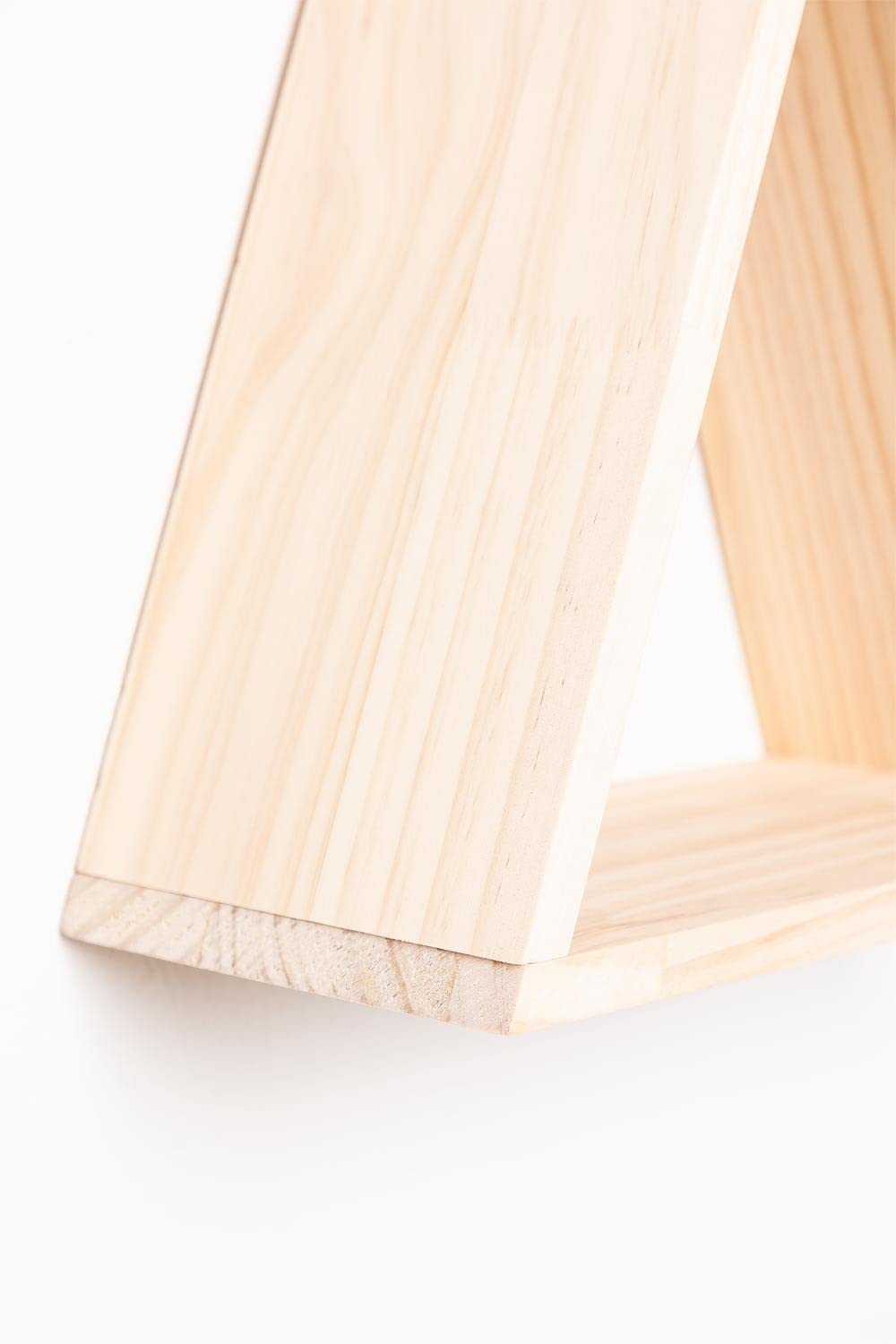 Sklum Sius Mensola Legno Pino Triangolare 38 cm