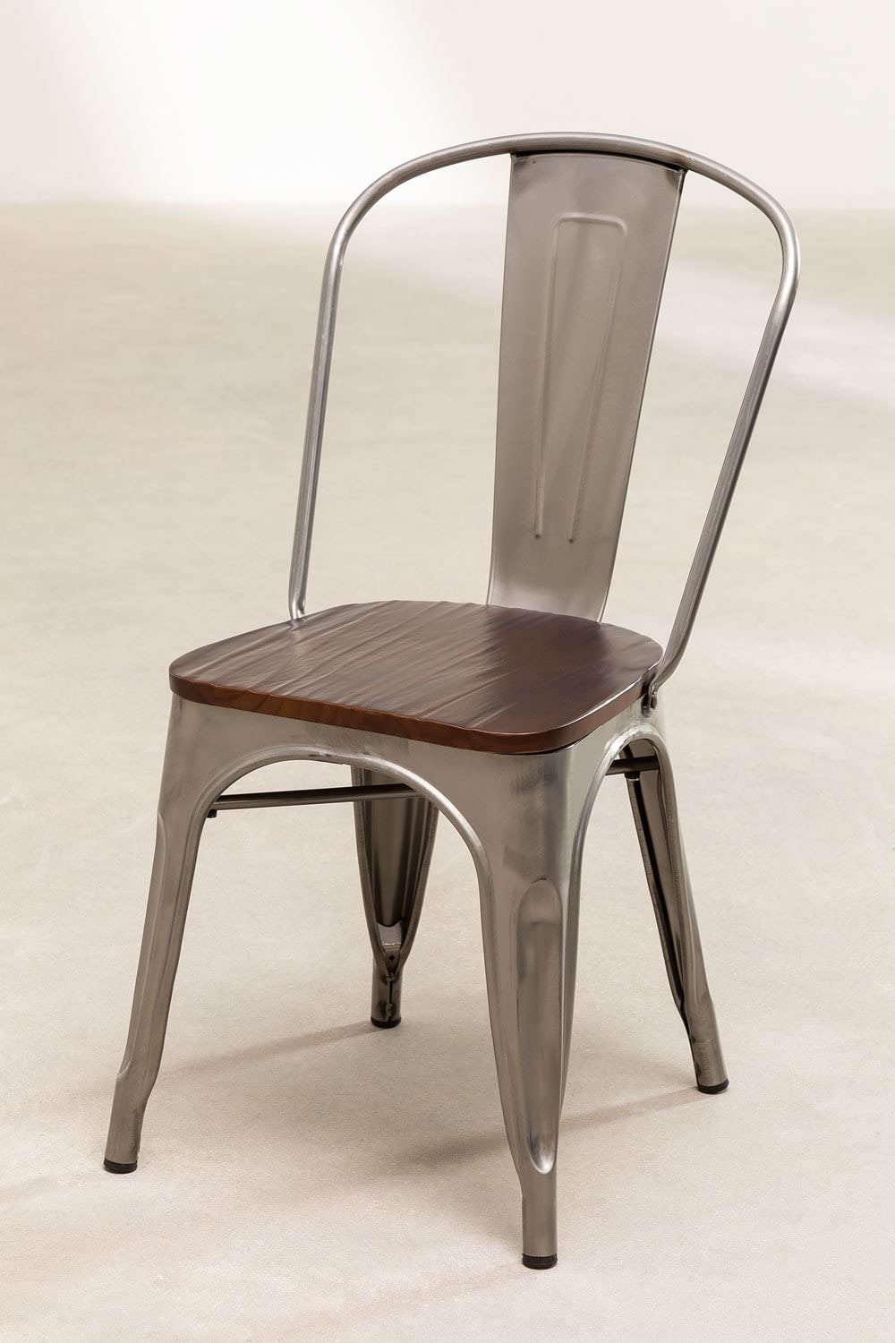 Sklum LIX sedia impilabile legno piallato