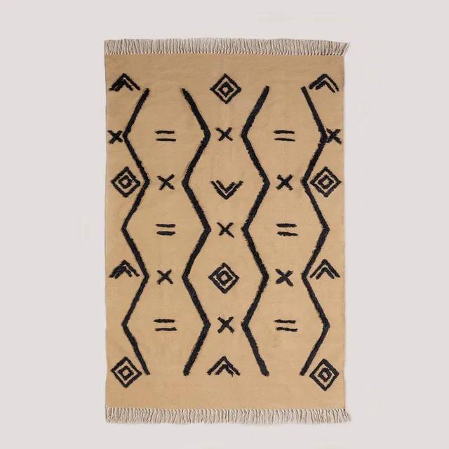 Sklum Takoma tappeto cotone 180x120 cm marrone grano