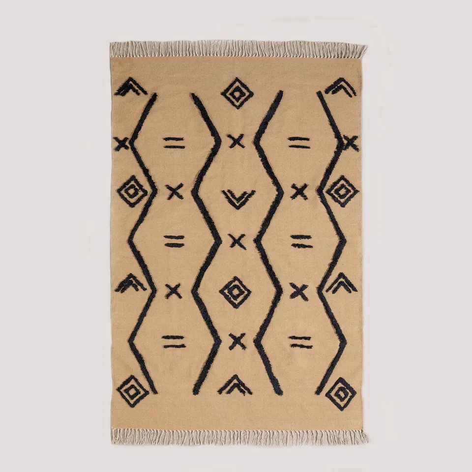 Sklum Takoma tappeto cotone 180x120 cm marrone grano