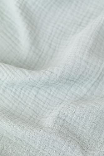 Sklum Danika plaid cotone 102x102 cm celadon
