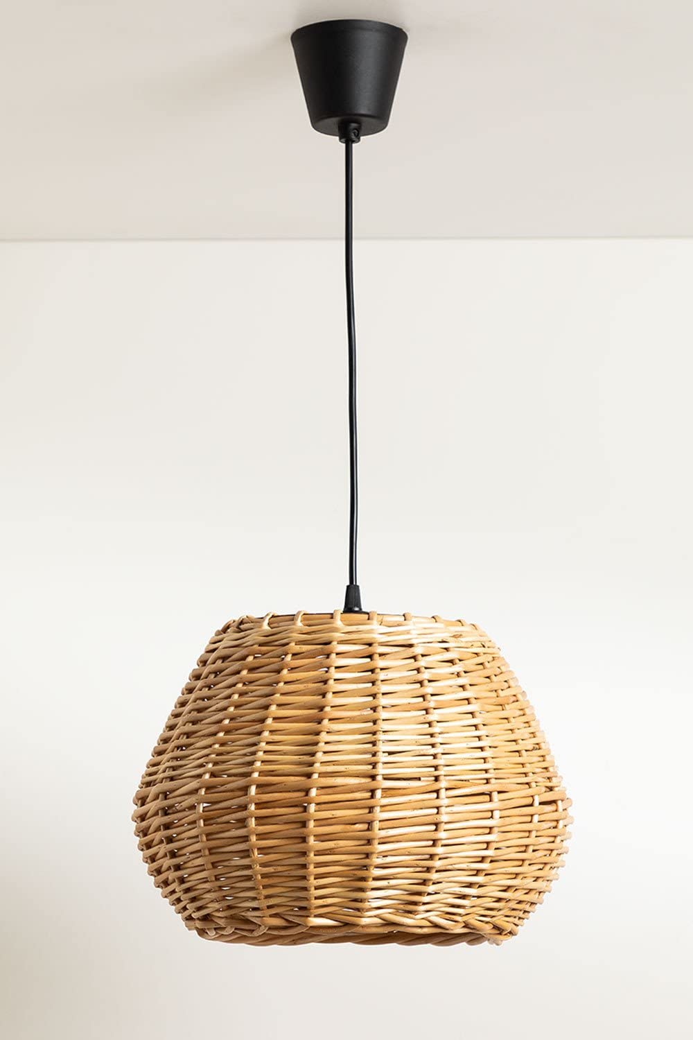 Sklum Yuba lampada a soffitto bambini rattan naturale