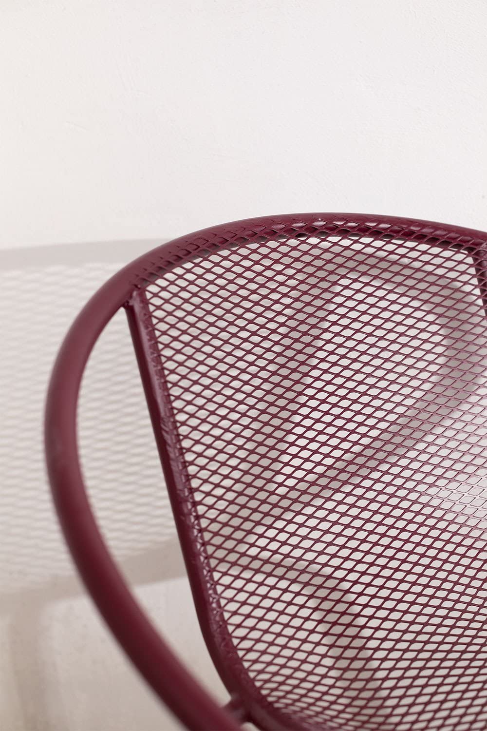 Sklum Dylha set 2 poltrone giardino rosso vino