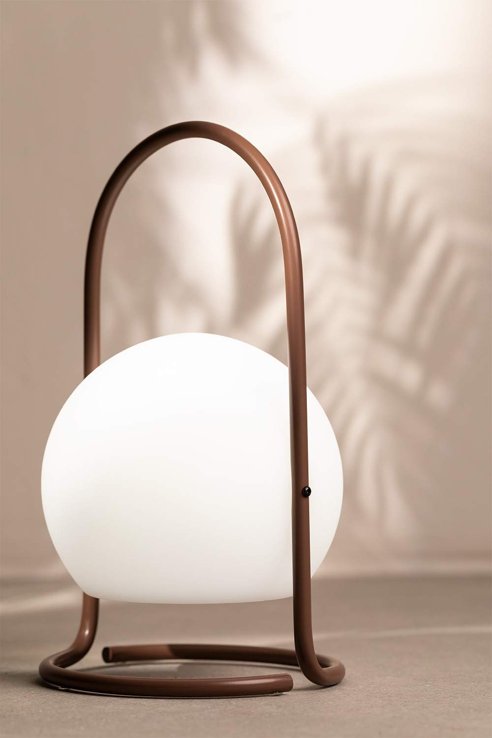 Sklum Balum lampada da tavolo led marrone da esterno