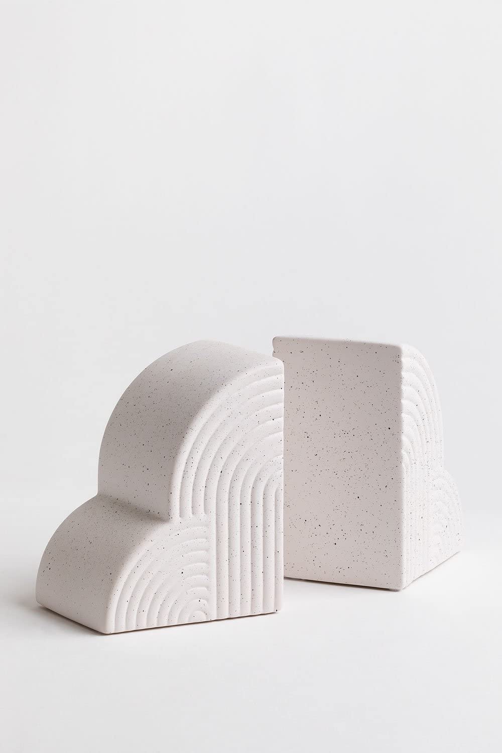 Sklum Belzer Set 2 Fermalibri in Ceramica Neutra