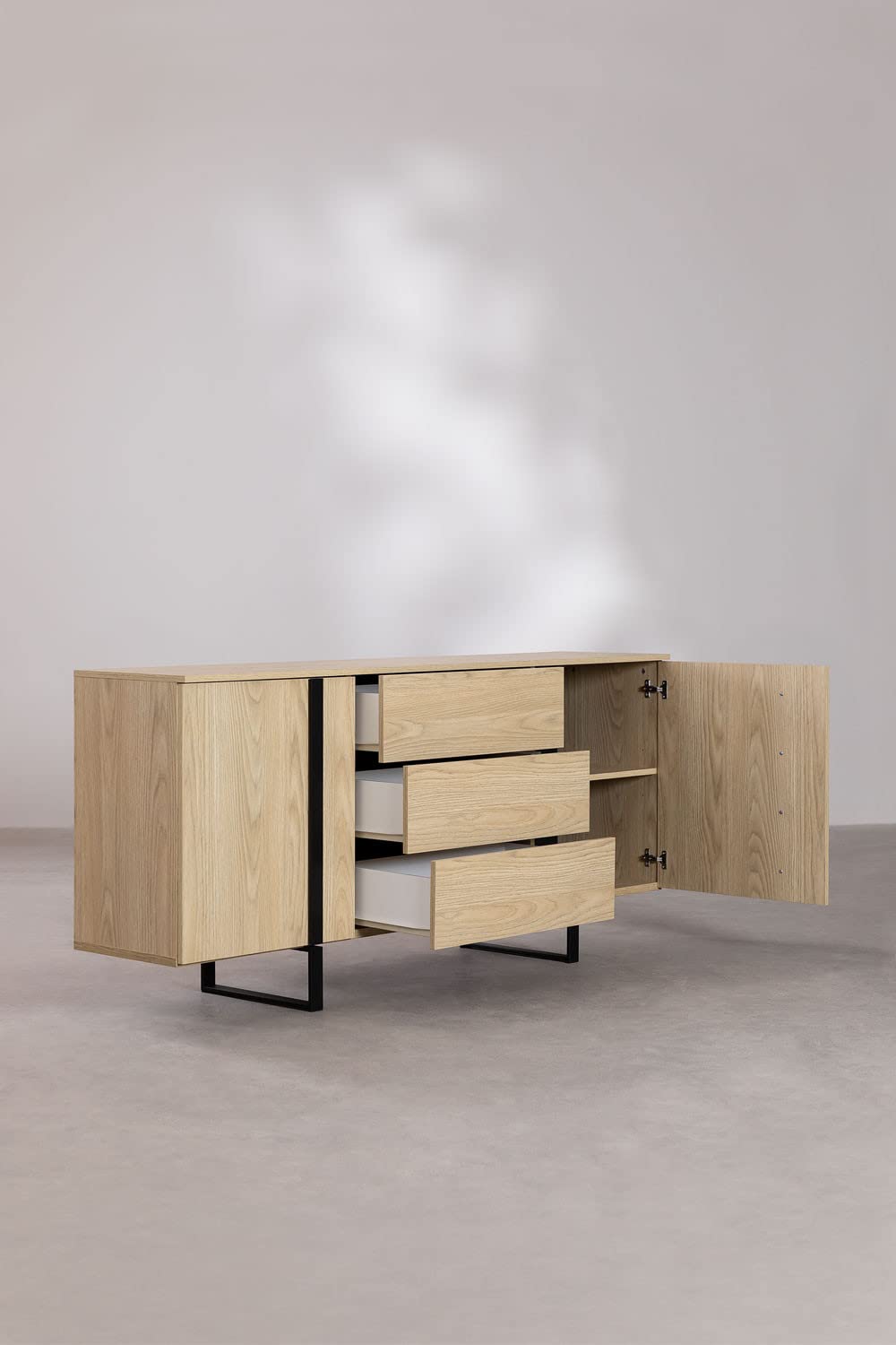 Sklum Roxer credenza legno marrone quercia 180 cm