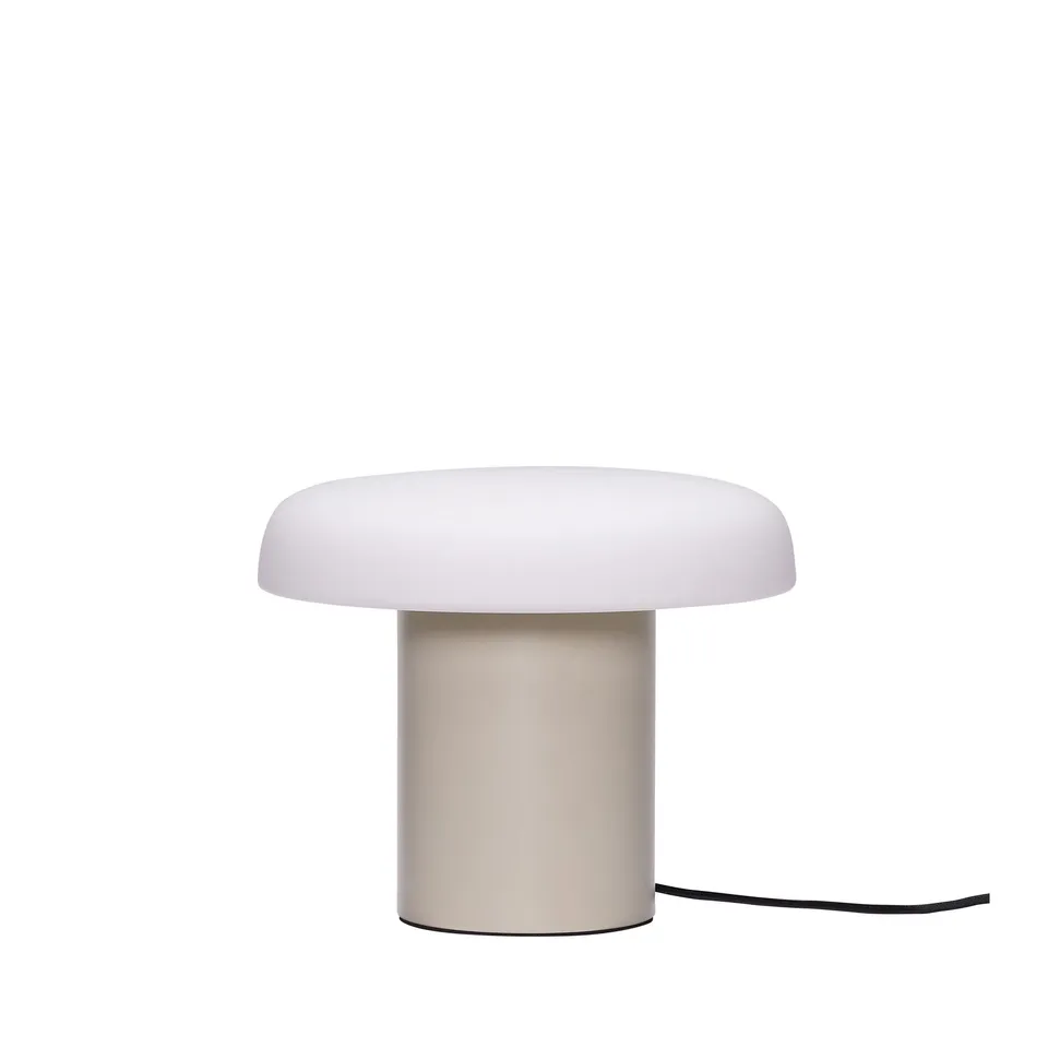 Bambua Ateliers lampada da tavolo sabbia bianco E27