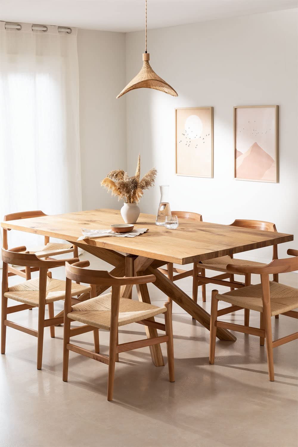 Sklum Jal tavolo pranzo rettangolare 190x100 cm rovere