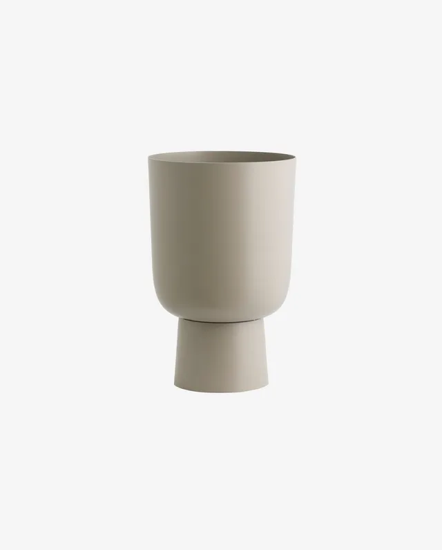 Bambua Galoa Vaso per Piante Beige M 18 L