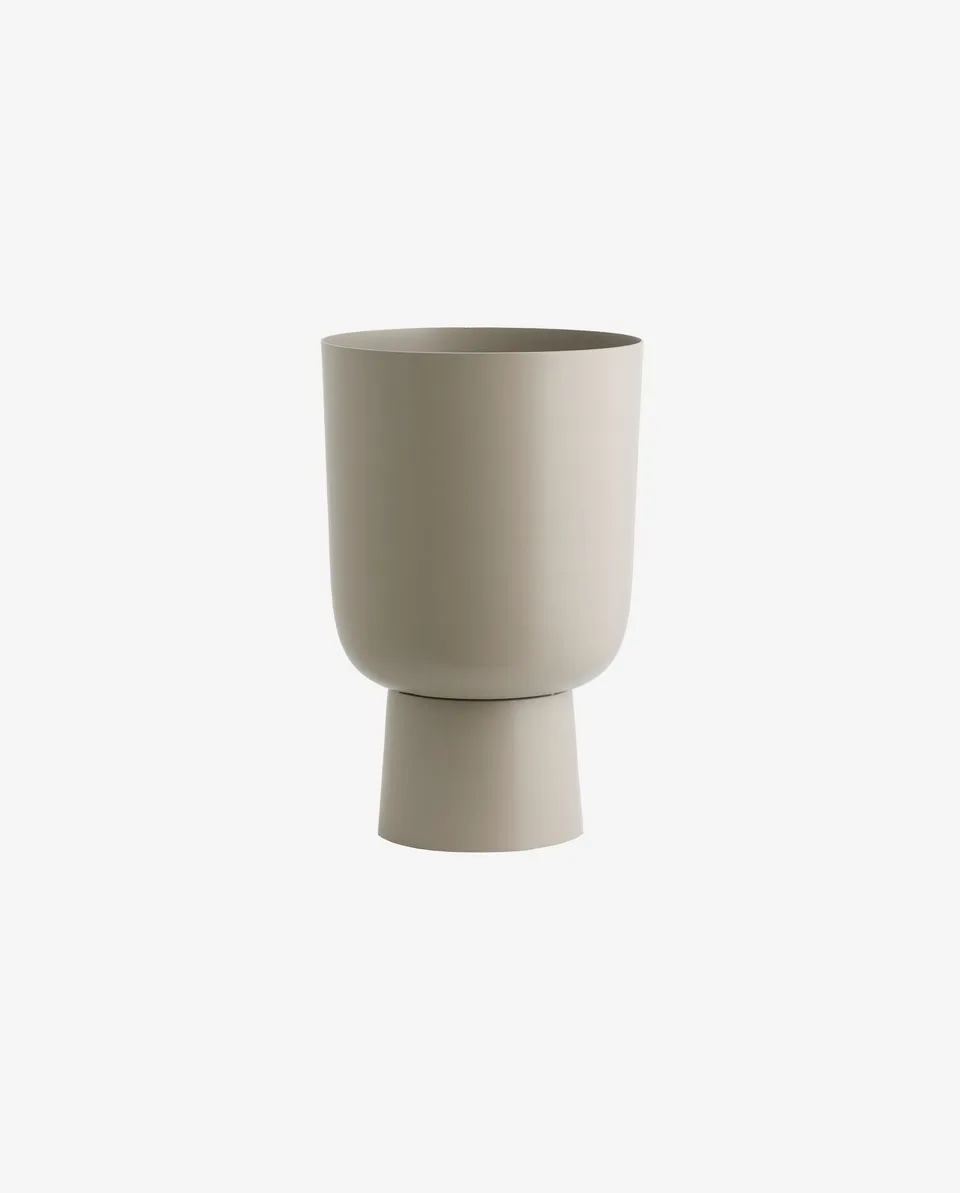 Bambua Galoa Vaso per Piante Beige M 18 L