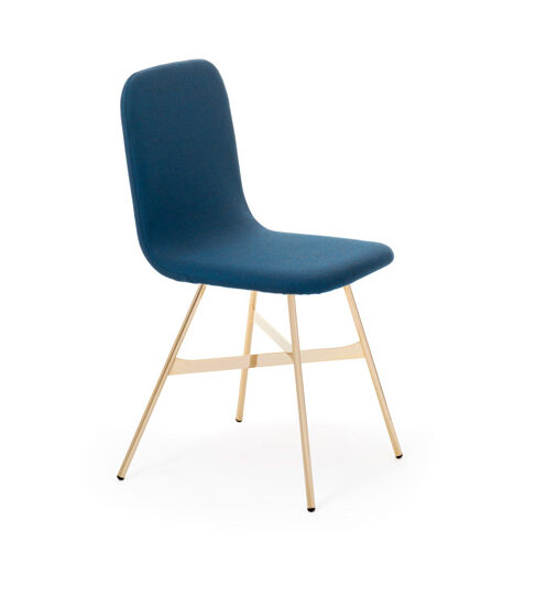 Colé Tria Simple Gold sedia base metallo