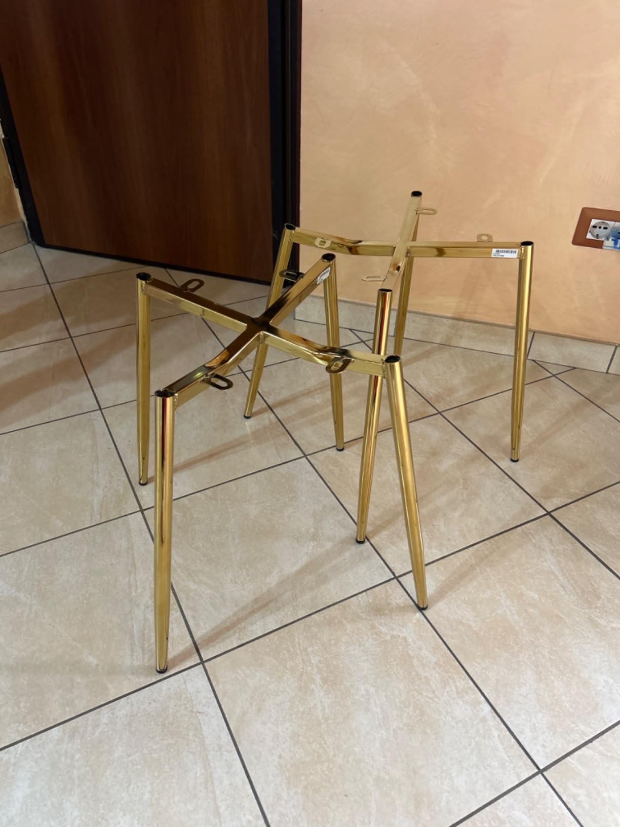 Sklum Kana sgabello alto in velluto 75 cm