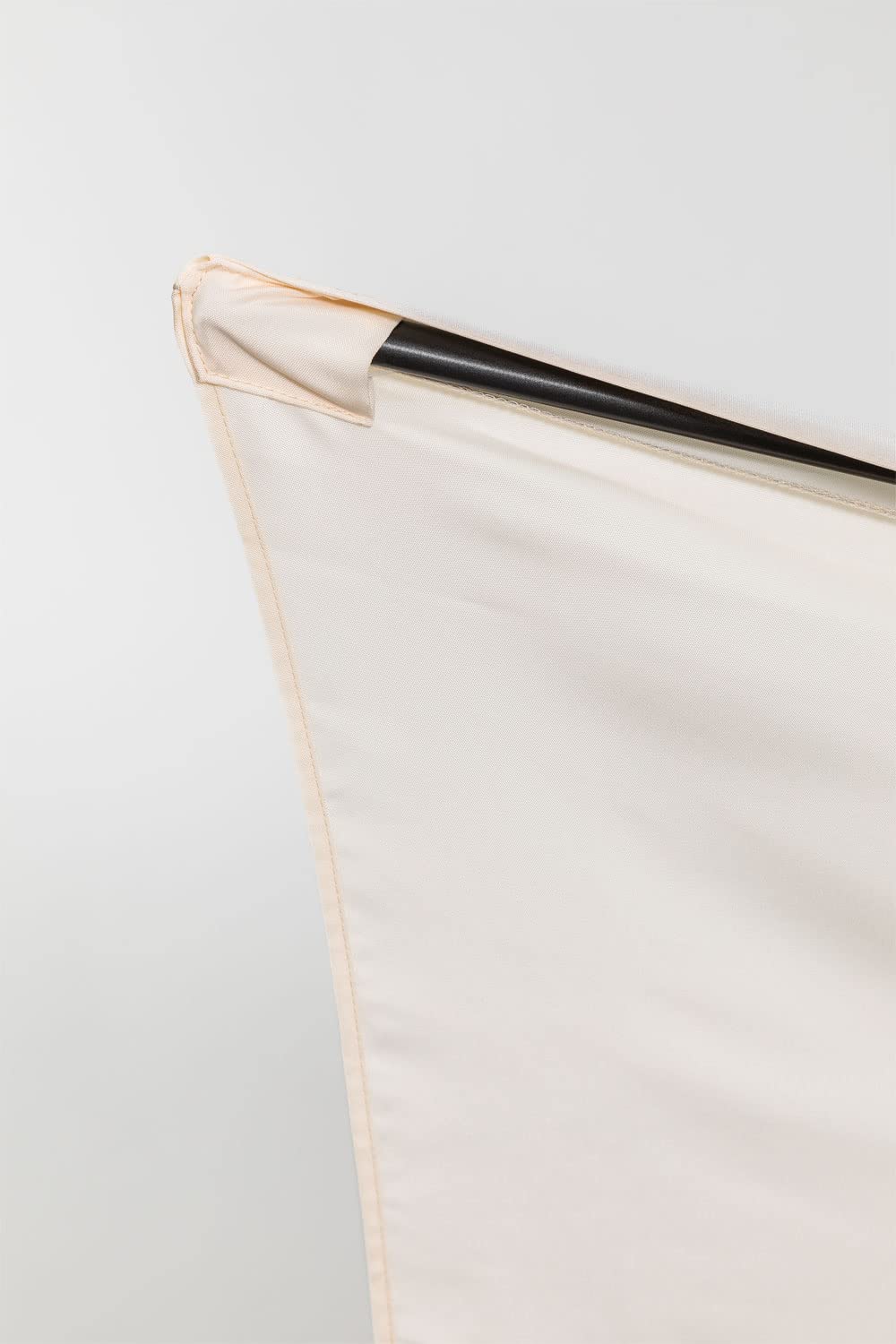 Sklum Benque 267 cm Ombrellone Semicircolare Bianco Poliestere