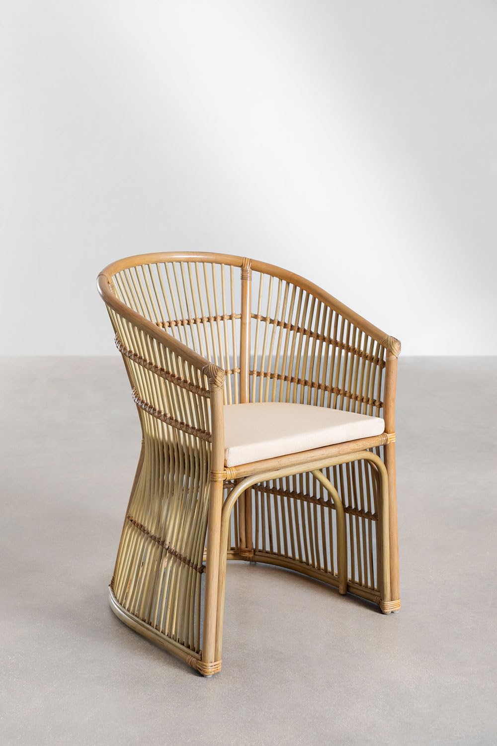Sklum Izabal Style Sedia Giardino Rattan Naturale