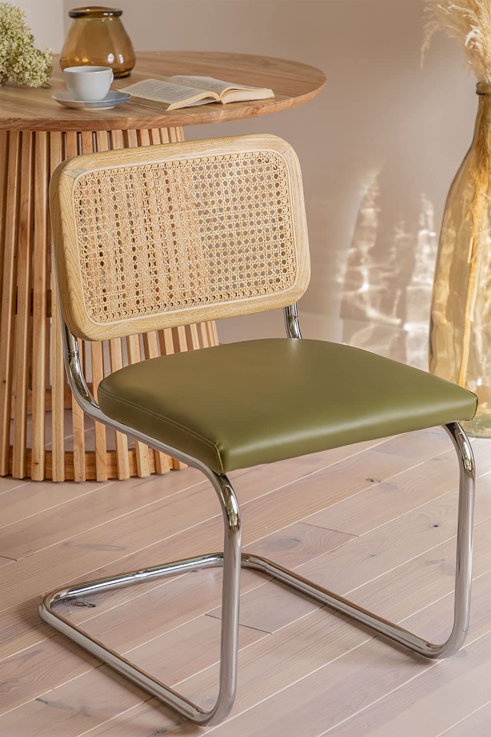 Sklum Tento sedia da pranzo similpelle rattan