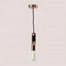 Sklum Metallizzata Clip lampada oro rosa acciaio