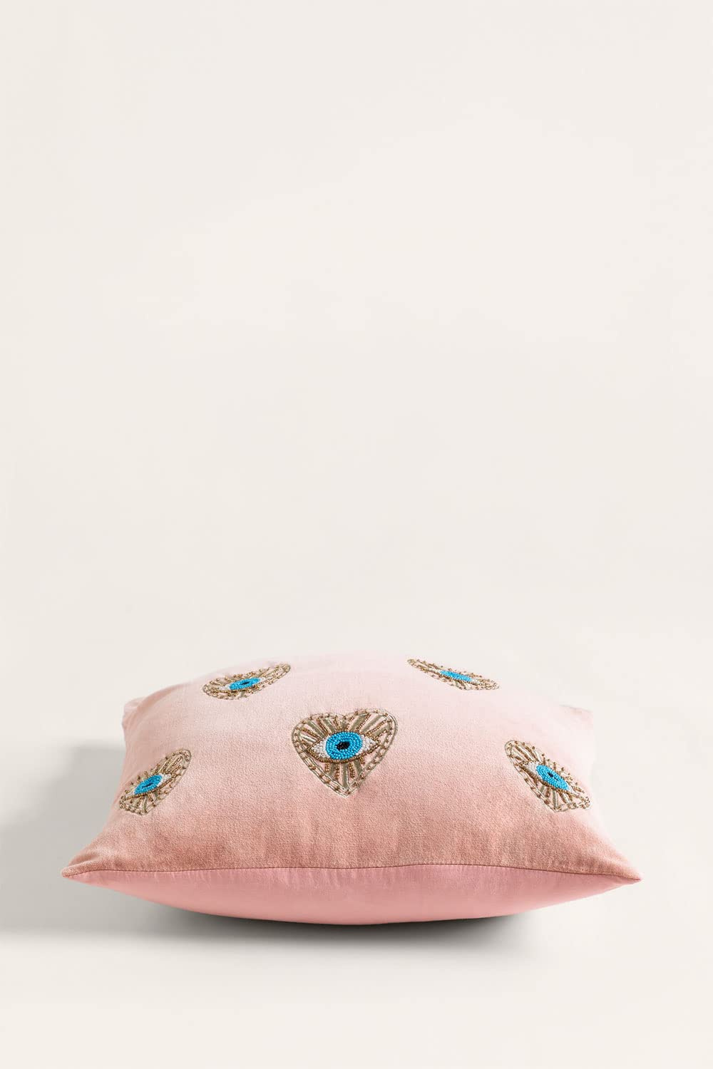 Sklum Denov cuscino quadrato velluto blush 45x45 cm