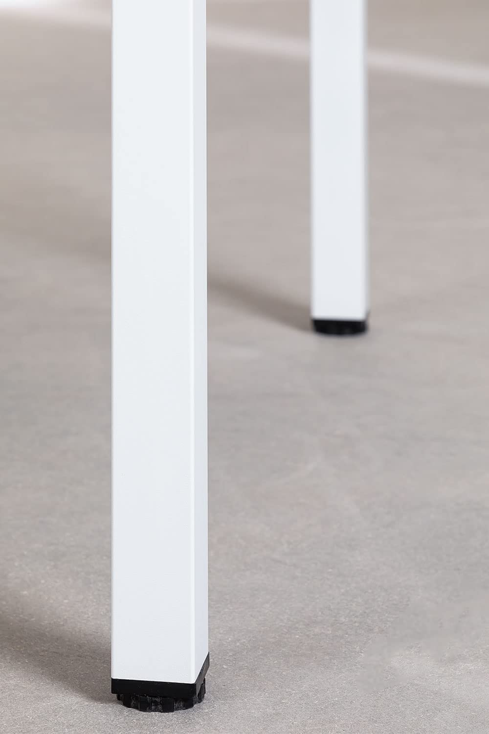 Sklum Marti Tavolo da Giardino 140x100 cm Bianco Alluminio