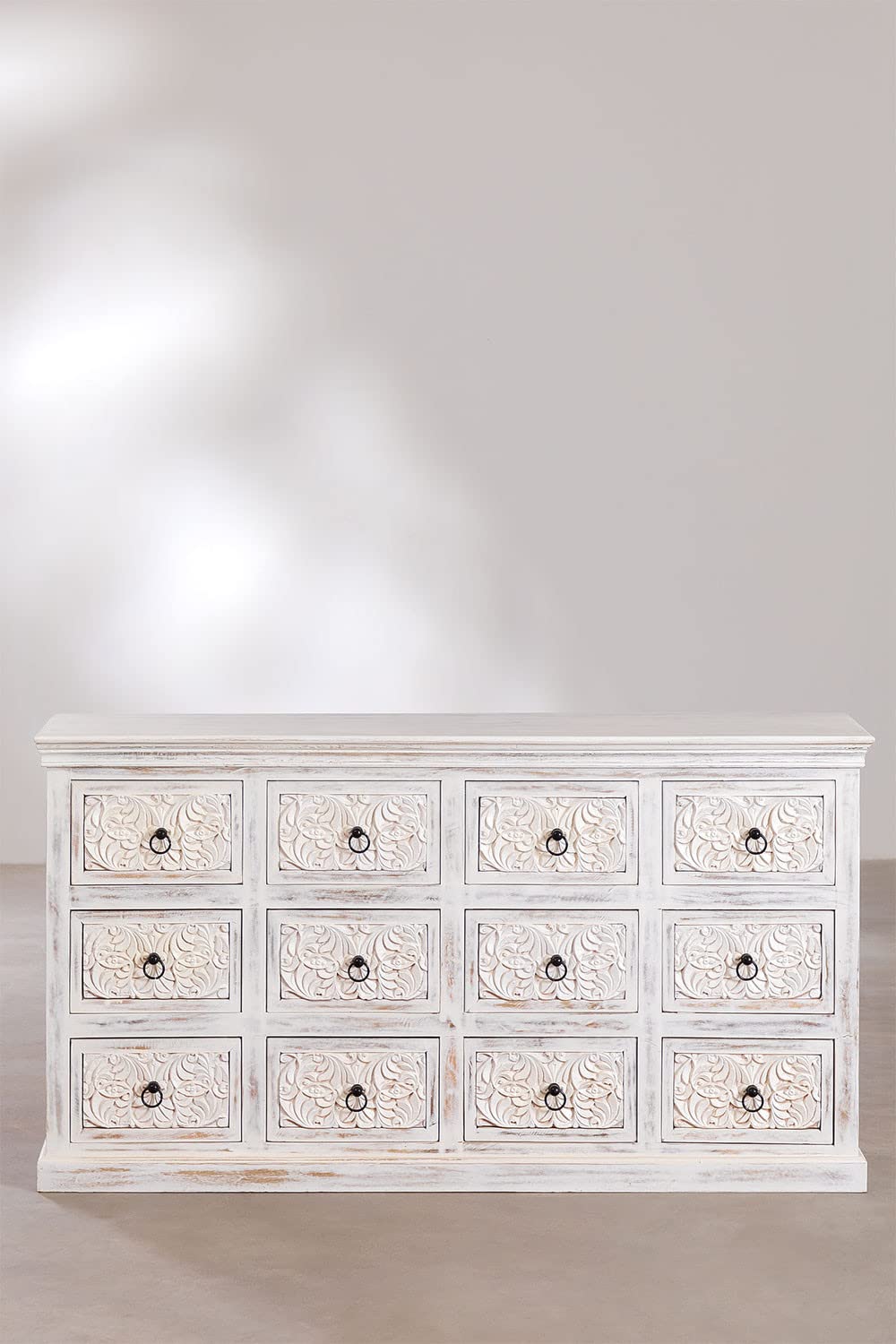 Sklum Baran credenza bianco vintage 154,5 cm mango