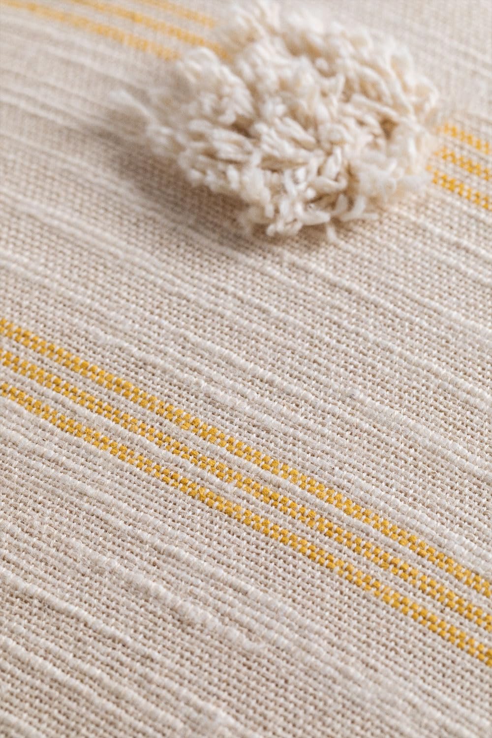 Sklum Yolu cuscino in cotone 40x40 cm naturale