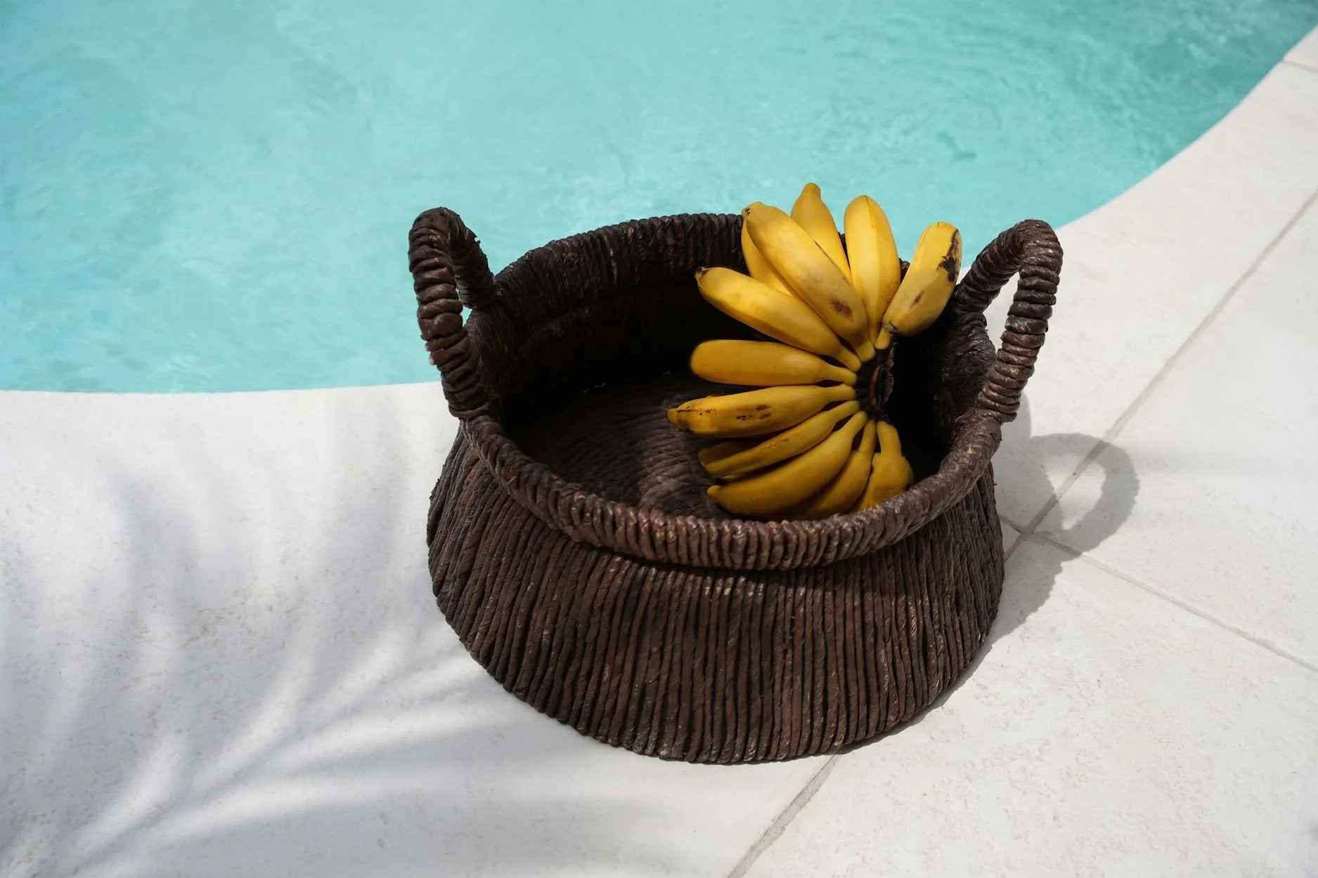Bambua Chizara Cesto in Foglia di Banana
