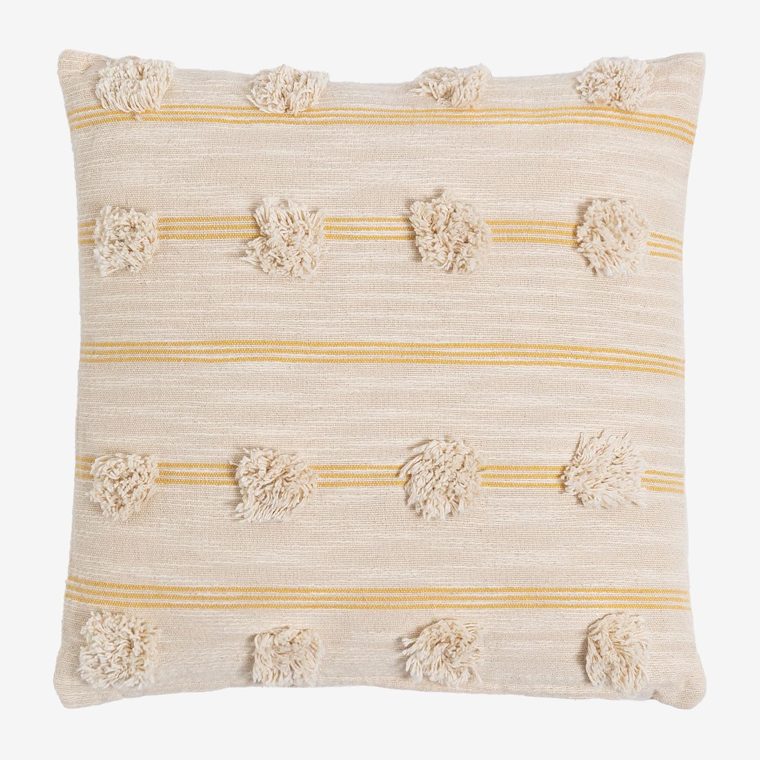 Sklum Yolu cuscino in cotone 40x40 cm naturale