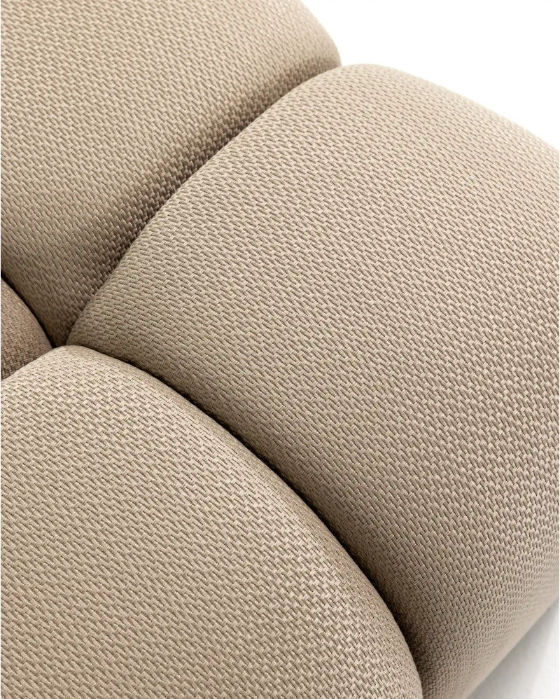 Bambua Chopin Outdoor pouf da esterno sabbia