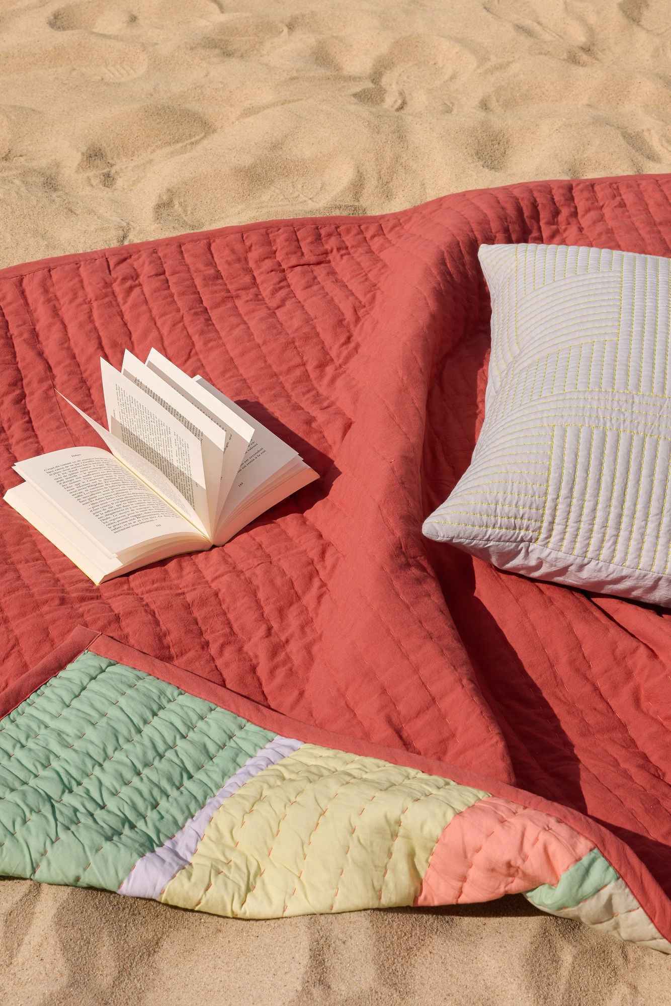 Bambua Pavilion coperta cotone corallo 140x200