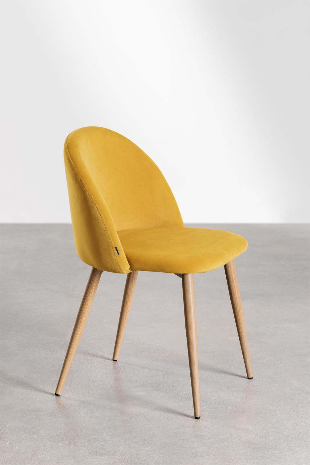 Sklum Kana set 4 sedie sala velluto imbottite