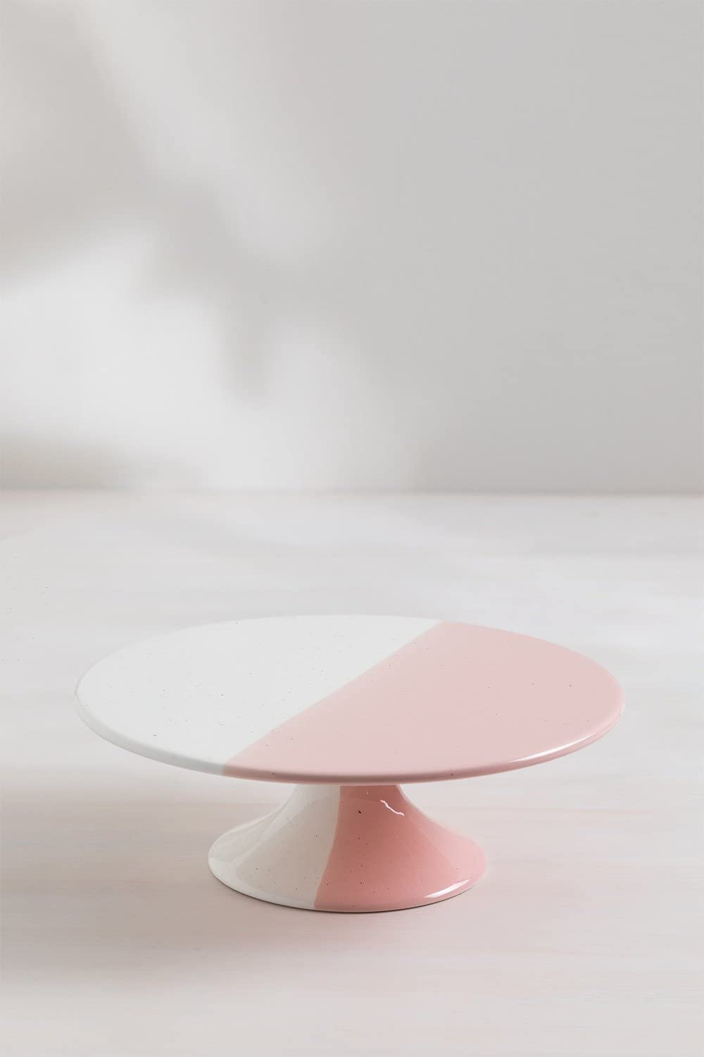 Sklum Tracya alzata torta porcellana rosa Ø26,5 cm
