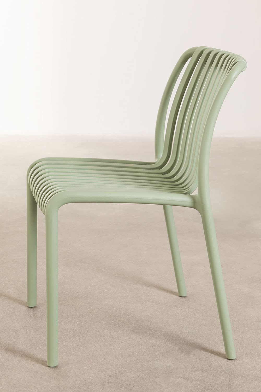 Sklum Wendell sedia da giardino celadon impilabile