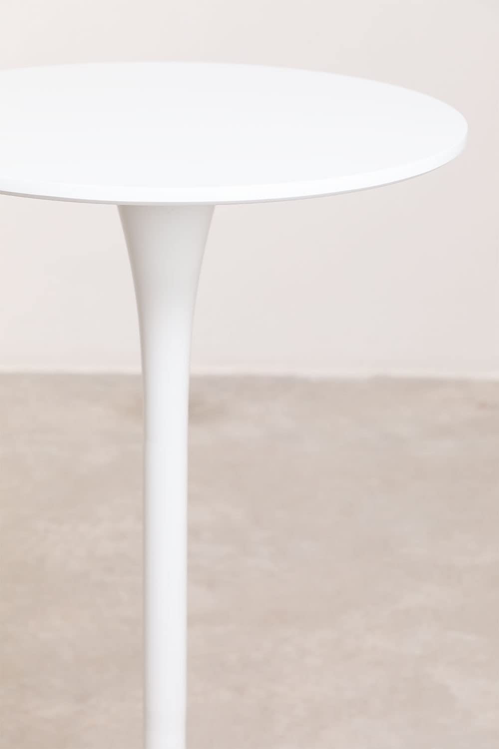 Sklum Ivet Style tavolo alto rotondo Ø60 cm bianco