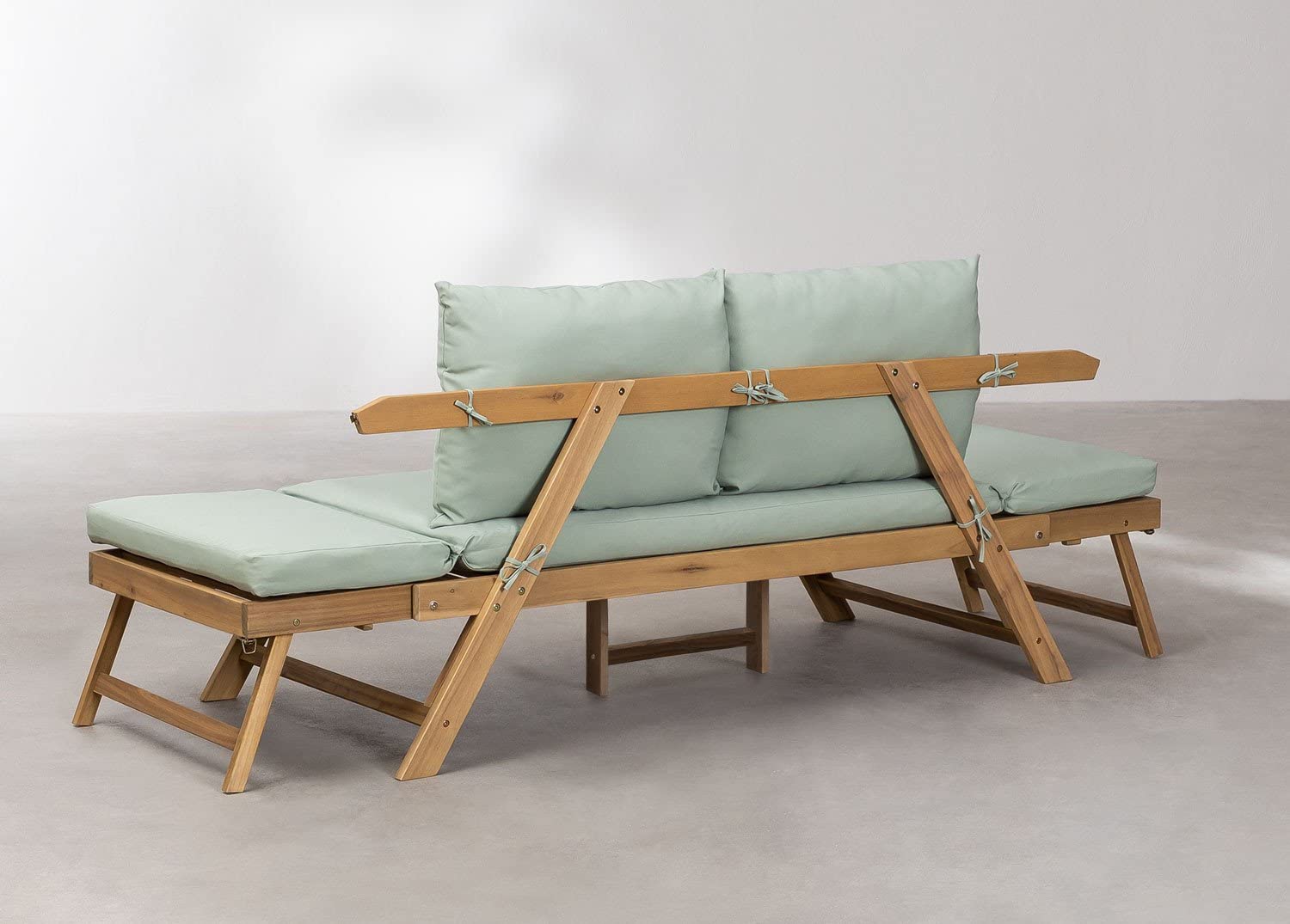 Sklum Guille Style Divano da Giardino 3 Posti Celadon