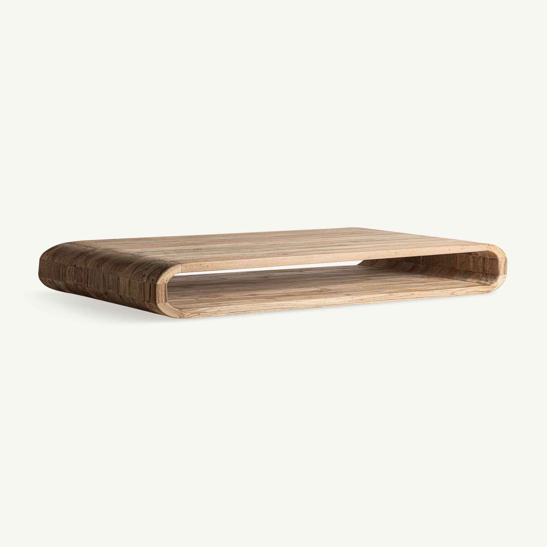 Bambua Corba Tavolino Teak Riciclato da Esterno