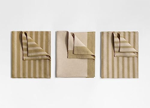 Sklum Uliasi strofinacci cucina set 3 pezzi cotone